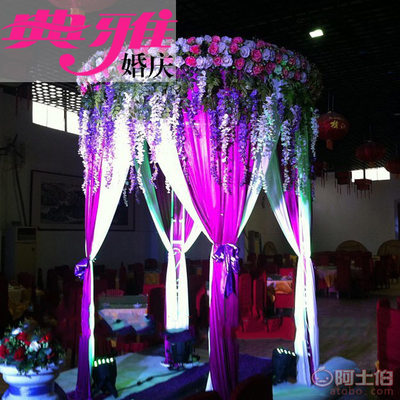 【典雅公主纱幔亭幸福亭婚庆道具礼仪亭苹果许愿亭喜亭架子喜亭批发】 - 产品库 - 郑州市管城区典雅婚庆道具服务部
